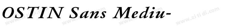 OSTIN Sans Mediu字体转换 OSTIN Sans Mediu字体转换